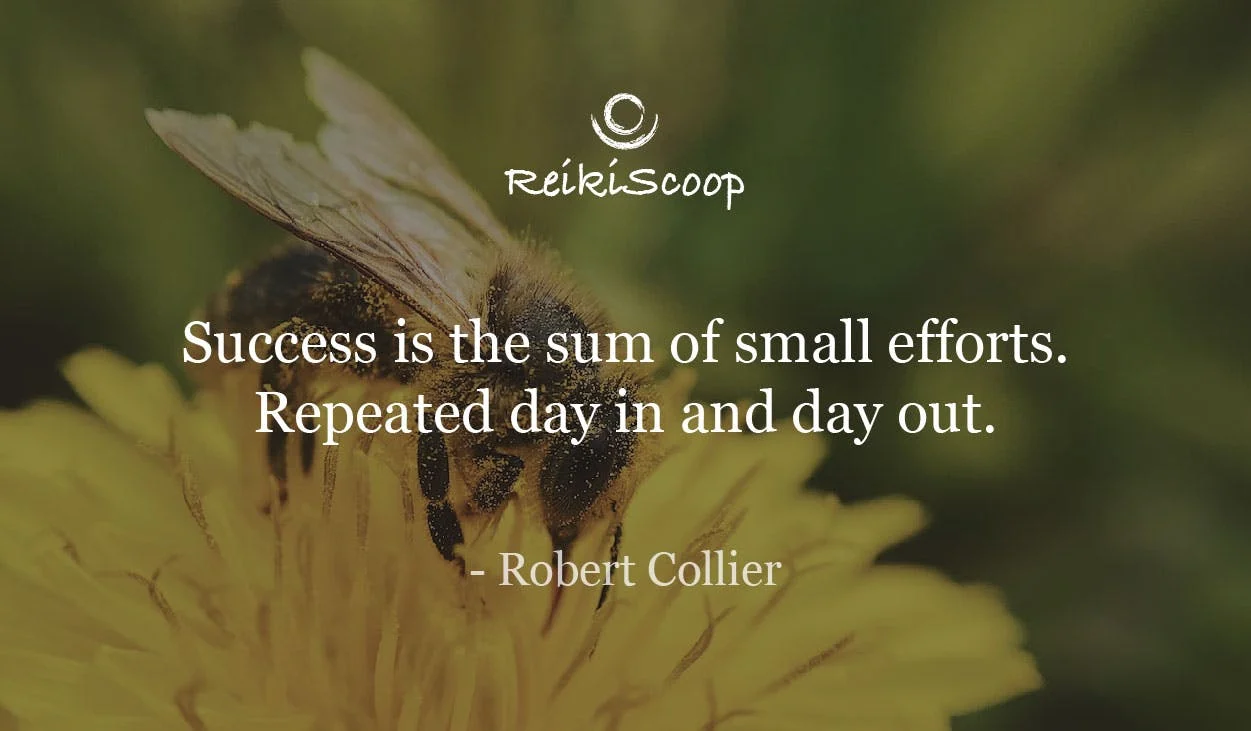 Success is the sum of small efforts. Repeated day in and day out. - Robert Collier